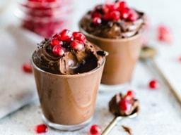 summer fruit chocolate mousse